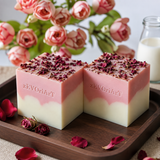 Load image into Gallery viewer, Rose Goat Milk Beauty Bar