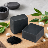Load image into Gallery viewer, Bamboo Charcoal Pearl Detox Soap